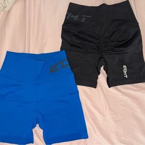 ECHT Blue and Black Athletic Shorts